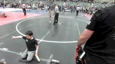 46 lbs 7th Place - Brielle Alves, Willows Wrestling vs Alice McCoy, Charger WC