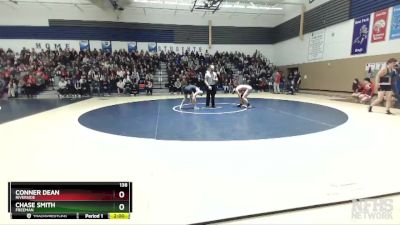 138 lbs Quarterfinal - Chase Smith, Freeman vs Conner Dean, Riverside