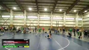 94 lbs Round 1 - Alex Marshall, St John The Baptist Wrestling vs Karter Barker, Fremont Wrestling Club