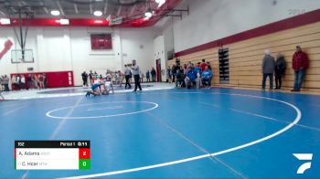 152 lbs Cons. Round 4 - Conner Hoar, MTWC vs August Adams, Carroll Chargers