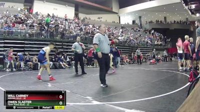 105 lbs Round 5 (6 Team) - Owen Slagter, Team Texas Blue vs Will Carney, Indiana Gold