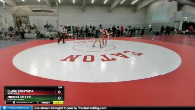 130 lbs Cons. Round 2 - Mikiera Miller, Douglas County vs Clare Kishiyama, Regis Jesuit