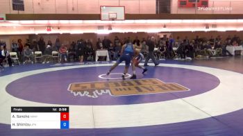 67 kg Final - Alejandro Sancho, Army (WCAP) vs Hayanobu Shimizu, Japan