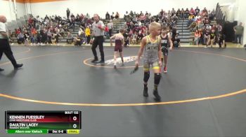 B-11 lbs Cons. Round 1 - Daultin Lacey, Marion Wolves vs Kennen Fuessley, Lynx Wrestling Club