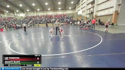 49 lbs Quarterfinal - Lee Thornton, Utah vs Beckett Blunt, Aviator Wrestling Club