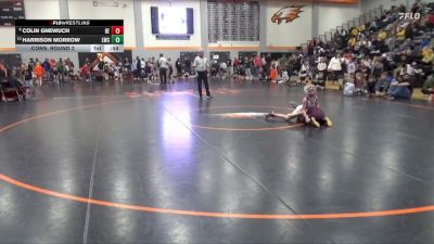 63 lbs Cons. Round 2 - Colin Gnewuch, DC Elite vs Harrison Morrow, Lynx Wrestling Club