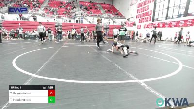 55 lbs Rr Rnd 1 - Tanner Reynolds, Shelton Wrestling Academy vs Tatum Hawkins, Noble Takedown Club