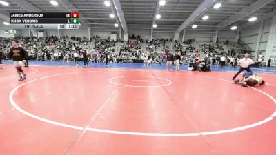 152 lbs 7th Place - James Anderson, OK vs Knox Verbais, IL