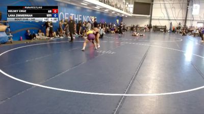 145 lbs Cons. Round 2 - Kelsey Cruz, Augsburg University vs Lana Zimmerman, Wisconsin Stevens Point