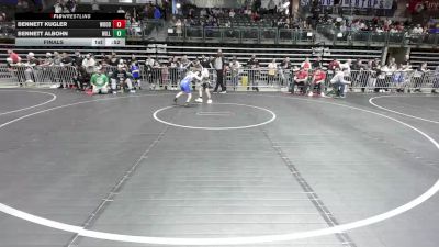 75 lbs Final - Bennett Kugler, Woodstown vs Bennett Albohn, Williamstown Braves