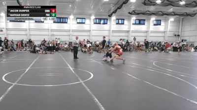 120 lbs Quarterfinal - Jacob Dunfee, Titan vs Nathan Dentz, Phenonix Wrestling Club