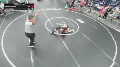 113 lbs Champ. Round 1 - Jake Rubin, Arete Wrestling Academy vs Cade Garzon, 951 Wrestling Club