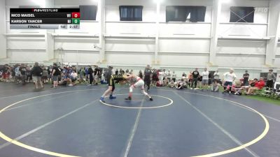 153 lbs Final - Nico Maisel, WV vs Karson Yancer, MI