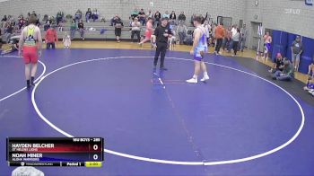 285 lbs Semifinal - Hayden Belcher, St Helens Lions vs Noah Miner, Aloha Warriors