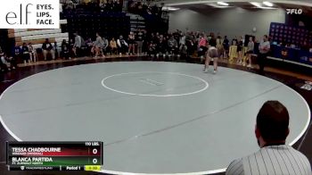 110 lbs. Cons. Round 2 - Tessa Chadbourne, Windsor (Imperial) vs Blanca Partida, Ft. Zumwalt North