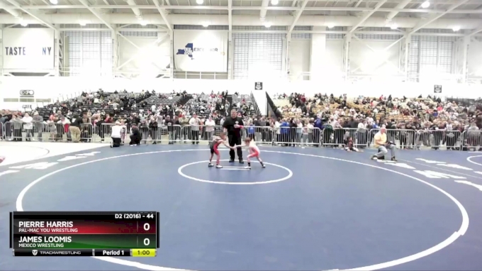 44 lbs 1st Place Match - James Loomis, Mexico Wrestling vs Pierre ...