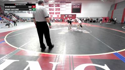 165 lbs Consi Of 8 #2 - Ryan Money, Maryland - Unatt vs Bobby Gaylord, Ohio Univ