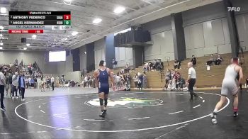 165 lbs 1st Place Match - Angel Hernandez, Keiser University vs Anthony Federico, Southeastern University