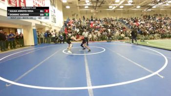 Boys 126 lbs Cons. Round 1 - Dominic Andrini, Serra Boys vs Julian Arroyo-Vega, Hollister Boys