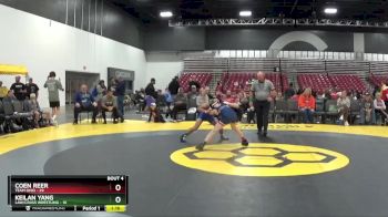 100 lbs Quarterfinals (8 Team) - Keilan Yang, LAW/Crass Wrestling vs Coen Reer, Team Ohio