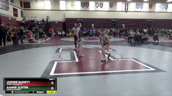 110 lbs Round 2 - Kammie Gleiter, Waterloo West vs Jasmine Bassett, Union Community