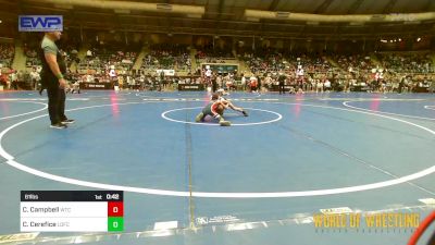 61 lbs Consi Of 16 #2 - Chattan Campbell, WTC vs Cooper Cerefice, Lions Den FCWC