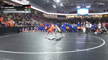 165 lbs Finals (1st & 3rd) - Ty Christensen, Don Bosco vs Tyce Larson, Jesup