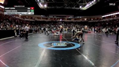 5A 133 lbs Champ. Round 1 - Vincent Espinosa, Cibola vs Zack Valdez, La Cueva