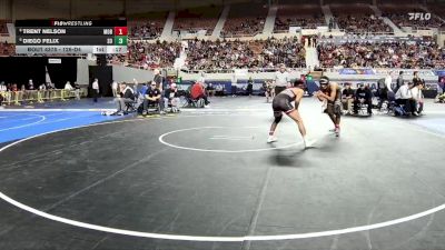 126-D4 3rd Place Match - Diego Felix, Somerton High School vs Trent Nelson, Morenci High School