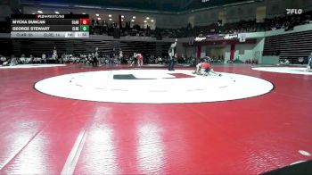 175 lbs Quarterfinals (8 Team) - Mycka Duncan, CLAREMORE vs George Stewart, EL RENO