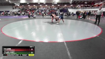 285 lbs Cons. Round 3 - Ty Cobb, Lourdes University vs Tyler Casey, St. Ambrose University