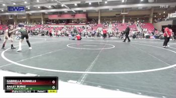 60 lbs Cons. Round 3 - Bailey Burke, Bobcat Wrestling Club vs Gabriella Runnells, Garden City