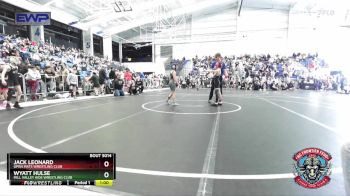 67 lbs Champ. Round 1 - Wyatt Hulse, Mill Valley Kids Wrestling Club vs Jack Leonard, Open Mats Wrestling Club