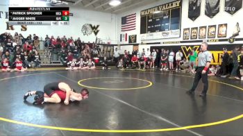 113 lbs Round 3 - Jagger White, Nashua-Plainfield vs Patrick Spooner, Newman Catholic