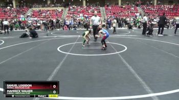 55 lbs Cons. Round 1 - Maverick Walker, Carroll Wrestling Club vs Samuel Logsdon, Russell Wrestling Club