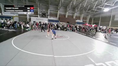 115 lbs Semifinal - Maisey Blaser, Wasatch Wrestling Club vs Casandra Pastrana, Defiant Wrestling Club