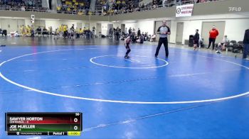50 lbs Quarterfinals (8 Team) - Joe Mueller, LCWM vs Sawyer Horton, Centennial