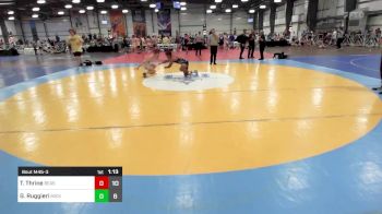 132 lbs Rr Rnd 3 - Tylin Thrine, Beast Nation Gold vs Gabriel Ruggieri, Micky's Maniacs Blue