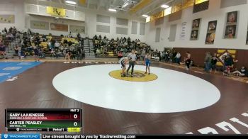 132 lbs Round 2 - Carter Peasley, Greybull MS vs Gary Lajuenesse, Shoshoni Junior High School
