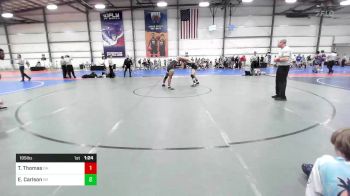 195 lbs Round Of 16 - Trent Thomas, OH vs Eric Carlson, NY