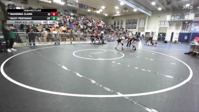 105 lbs Quarterfinal - Makenna Clark, Diamond Ranch vs Riley Pestanas, Poly/Long Beach