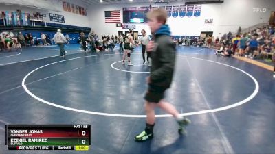 157 lbs Cons. Round 1 - Vander Jonas, Cheyenne East vs Ezekiel Ramirez, Buffalo