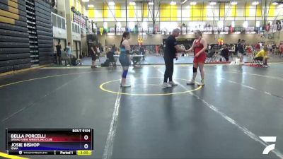 180 lbs Round 2 - Bella Porcelli, Grand View Wrestling Club vs Josie Bishop, Iowa