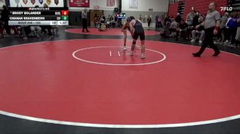 120 lbs Round 3 - Brody Bolander, Burlington vs Chanan Snakenberg, Eddyville-Blakesburg-Fremont