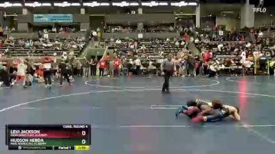 65 lbs Cons. Round 4 - Levi Jackson, Moen Wrestling Academy vs Hudson Hebda, MWC Wrestling Academy