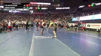 1A-285 lbs Champ. Round 1 - Reese Stokes, Hinton vs Cal McCollough, East Sac County