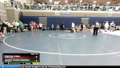 150 lbs Semifinal - Demeon Mason-Simonson, Jet House vs Preston O`Neill, Silver Valley