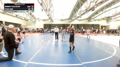 77 lbs Rr Rnd 2 - Emmett Hollister, South Side ES vs Ryan Cies, Garden State Grapplers