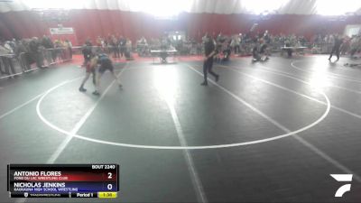 106 lbs Quarterfinal - Antonio Flores, Fond Du Lac Wrestling Club vs Nicholas Jenkins, Kaukauna High School Wrestling