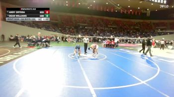 5A Boys 126 lbs Champ. Round 1 - Dean Williams, Canby Boys vs Andy Ortega, North Eugene Boys